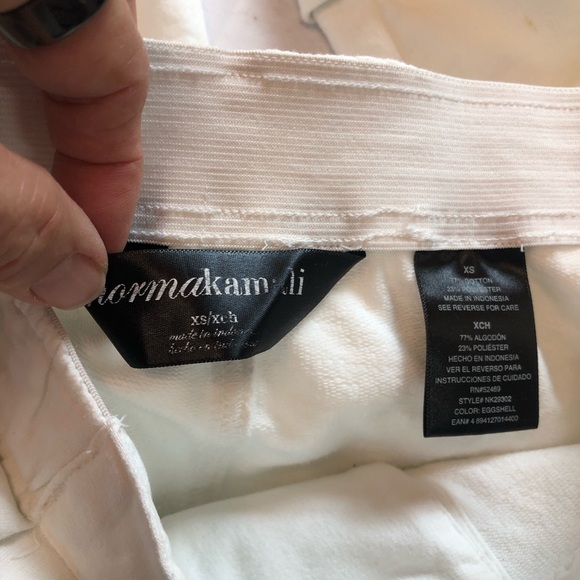 Norma Kamali Fleece Wide Leg Capri Wide Cuffs - Picture 7 of 9